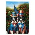 thumbnail image 1 of All American Border Collie House Flag 28 in x 40 in, 1 of 7