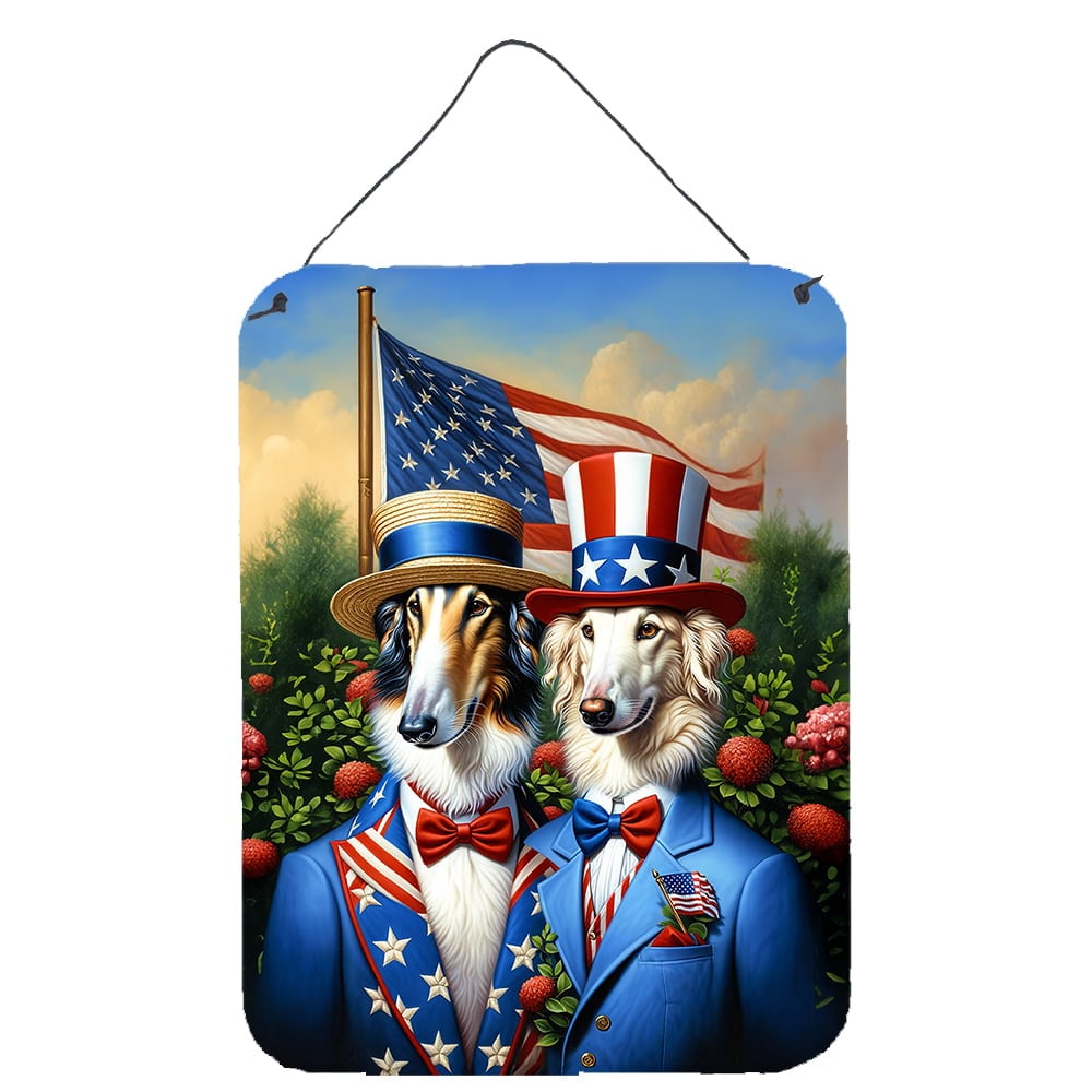 All American Borzoi Wall or Door Hanging Prints 12 in x 16 in