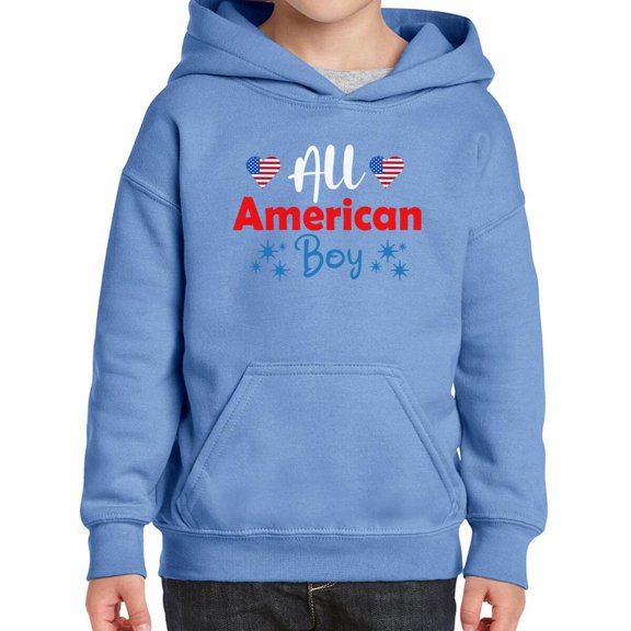 All American Boy. Hoodie Juniors -Image by Shutterstock,  Small
