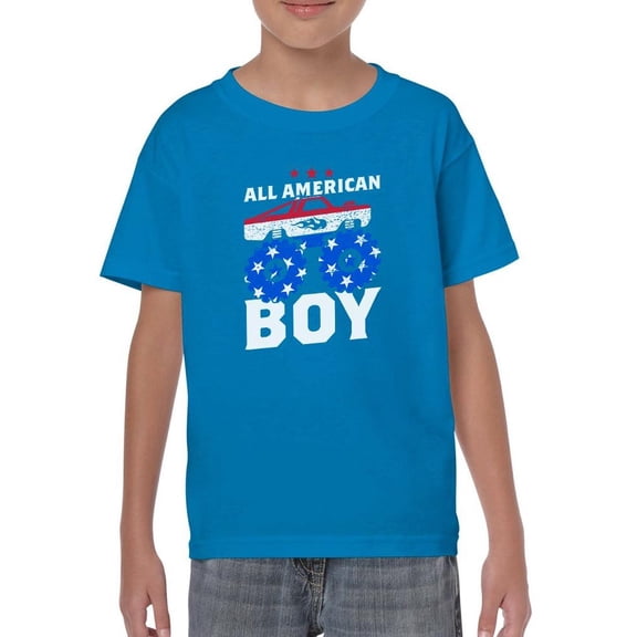 All American Boy! T-Shirt Juniors -Image by Shutterstock,  Small