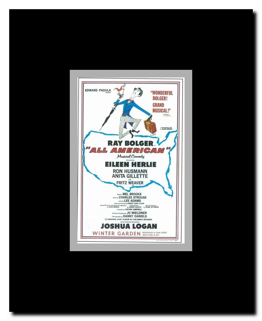 All American (Broadway) Framed Movie Poster