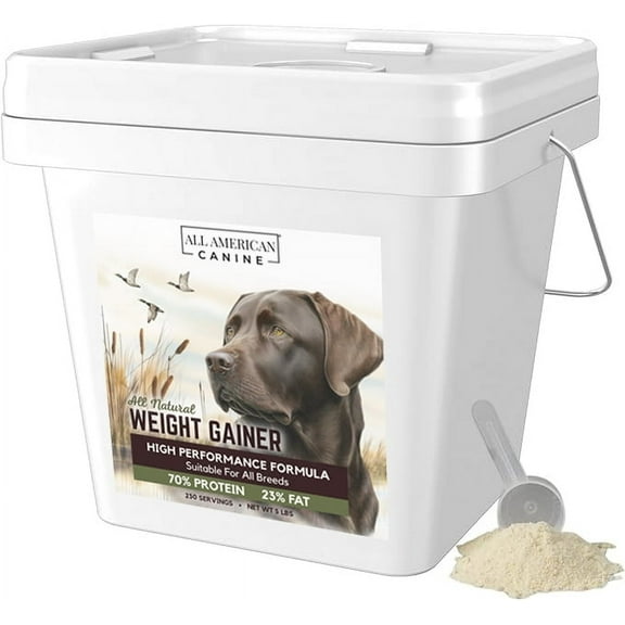 All American Canine Dog Weight Gainer Food Supplement Topper - 230 Serving ( 5lb )
