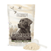 All American Canine Dog Weight Gainer Food Supplement Topper - 60 Serving
