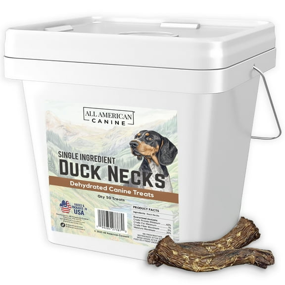 All American Canine Duck Neck, 50 count
