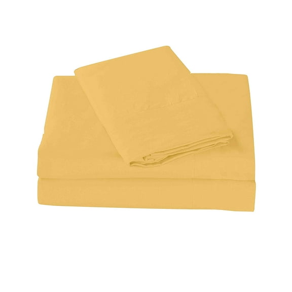 All American Collection New 3 Piece Cozy and Soft High Quality Microfiber Solid Sheet Set