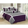 thumbnail image 1 of All American Collection New 7 Piece High Quality Embroidered Over-sized Comforter Set, 1 of 3