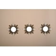 thumbnail image 1 of All American Collection New Seperated 3 Piece Decorative Mirror Set, Wall Accent Display, 1 of 1