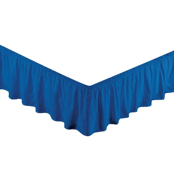 All American Collection New Super Soft Solid Brushed Microfiber 14" Elastic Bed Skirt/ Dust Ruffle 