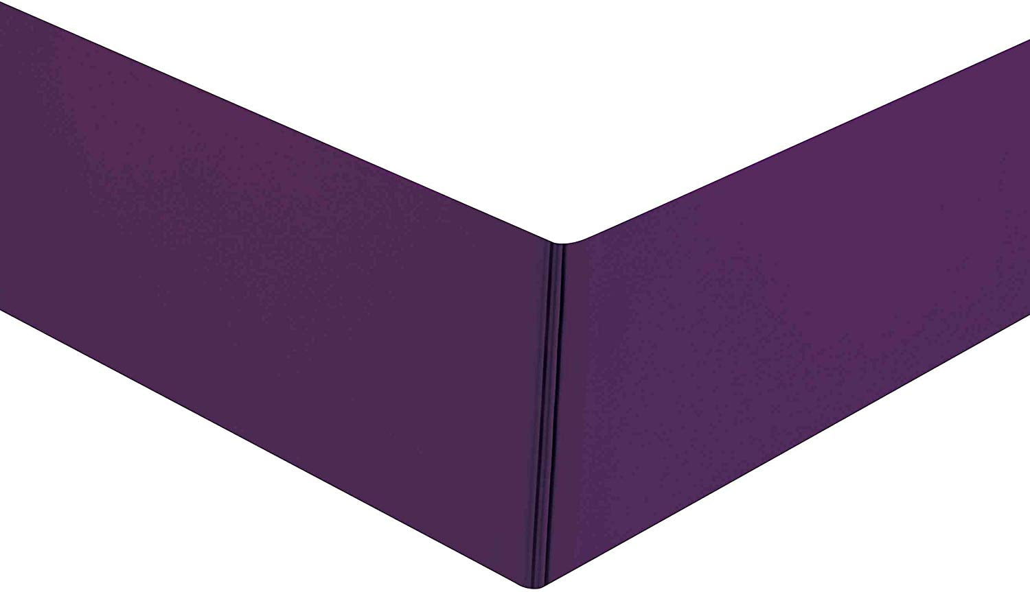 All American Collection New Super Soft Solid Brushed Microfiber 14" Pleated Bed Skirt/ Dust Ruffle
