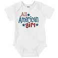 thumbnail image 1 of All American Cute Daughter Niece Bodysuit Jumper Girls Infant Baby Brisco Brands NB, 1 of 6