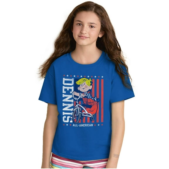 All American Dennis the Menace Crewneck T Shirts Boy Girl Teen Brisco Brands XS