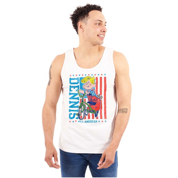 All American Dennis the Menace Unisex Plus Size Tank Top Brisco Brands 2X