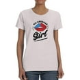 thumbnail image 1 of All American Girl W Kiss T-Shirt Women -Image by Shutterstock, Female XX-Large, 1 of 4