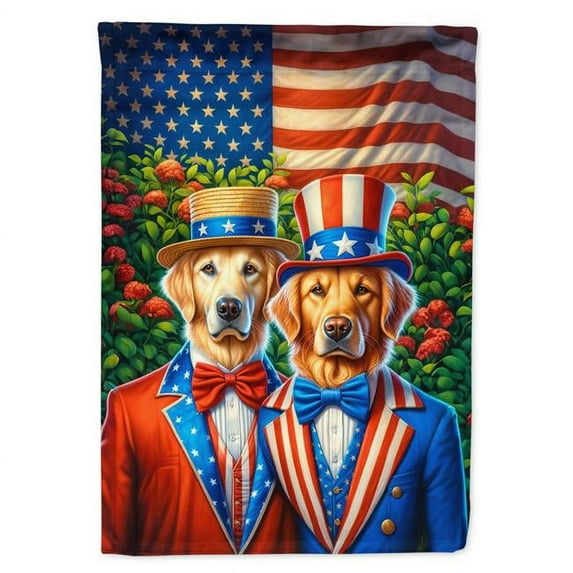All American Golden Retriever House Flag 28 in x 40 in