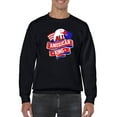 thumbnail image 1 of All American King 4Th July Sweatshirt Men -Image by Shutterstock, Male x-Large, 1 of 4