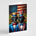 thumbnail image 1 of All American Labrador Retriever Greeting Cards Pack of 8 7 in x 5 in, 1 of 3