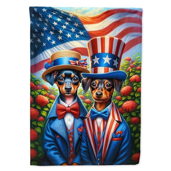 All American Miniature Pinscher House Flag
