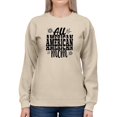 thumbnail image 1 of All American Mom Fireworks Sweatshirt Women -Image by Shutterstock, Female Medium, 1 of 4