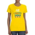 thumbnail image 1 of All American Mom Hearts T-Shirt Women -Image by Shutterstock, Female XX-Large, 1 of 4