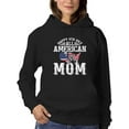 thumbnail image 1 of All American Mom! Hoodie Women -Image by Shutterstock, Female Medium, 1 of 4