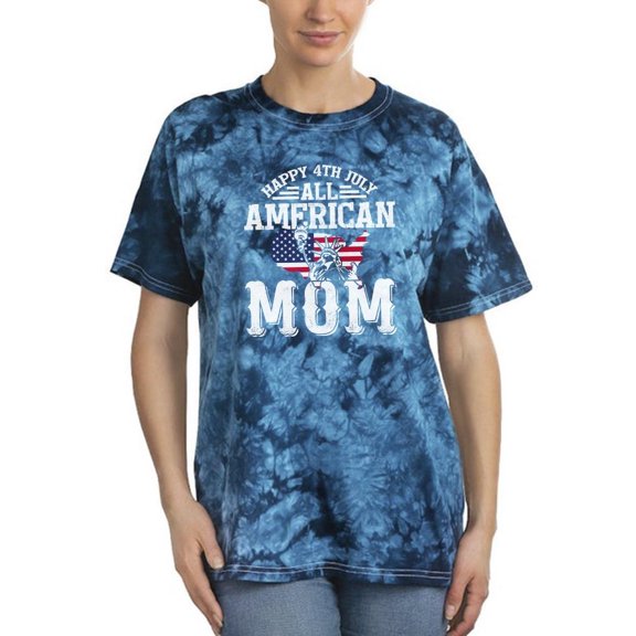 All American Mom! Tie Dye Crystal Women -Image by Shutterstock, Female x-Large