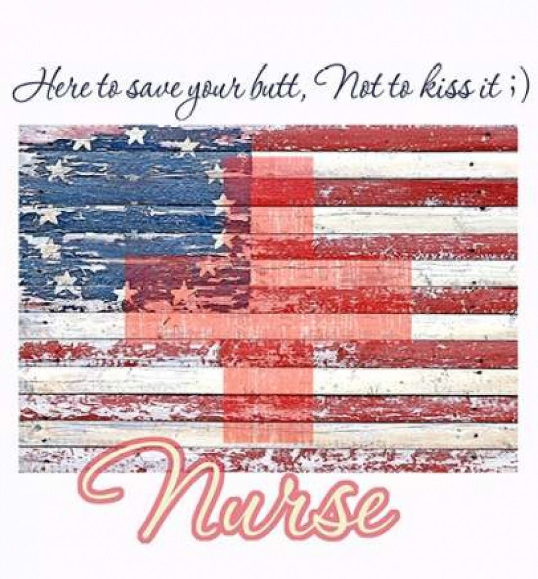 All American Nurse Canvas Art - Jim Baldwin (24 x 24)