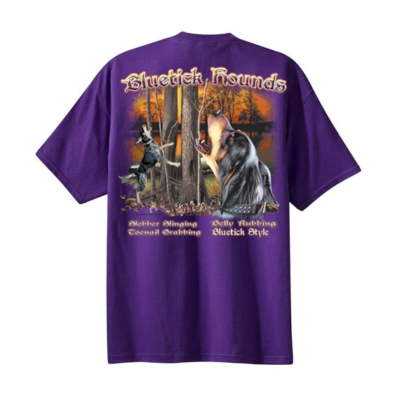 All American Outfitters Bluetick Hounds-Purple-XXL