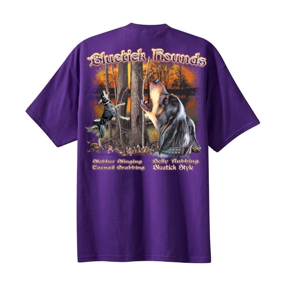 All American Outfitters Bluetick Hounds-Purple-XXL