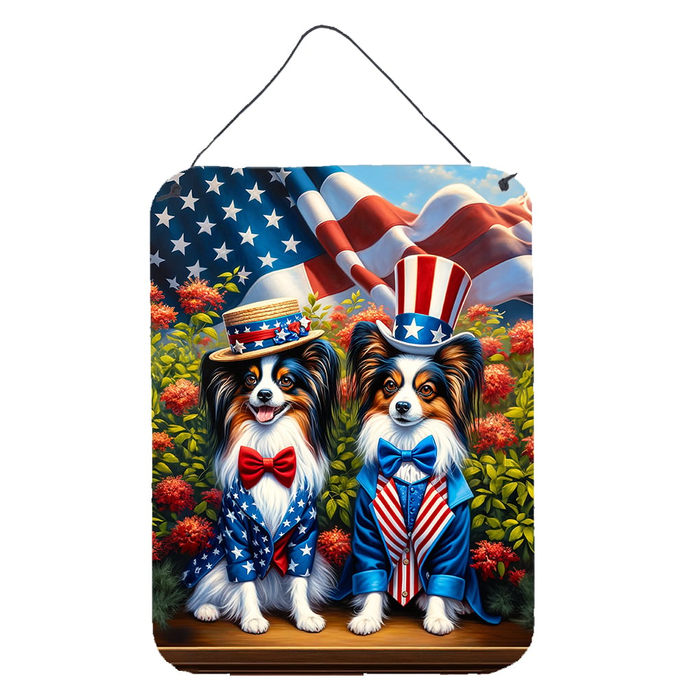 All American Papillon Wall or Door Hanging Prints 12 in x 16 in