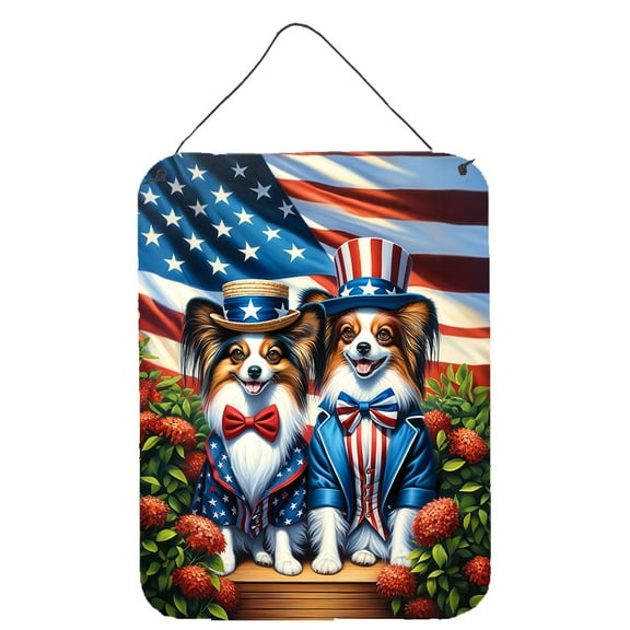 All American Papillon Wall or Door Hanging Prints 12 in x 16 in