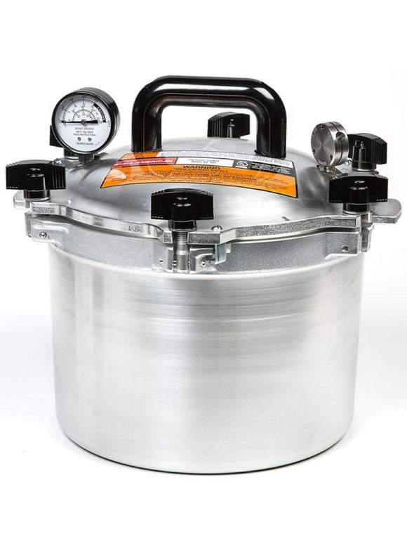 All American Pressure Cooker Canner for Home Stovetop Canning, USA Made for Gas or Electric Stoves, 10.5 quarts