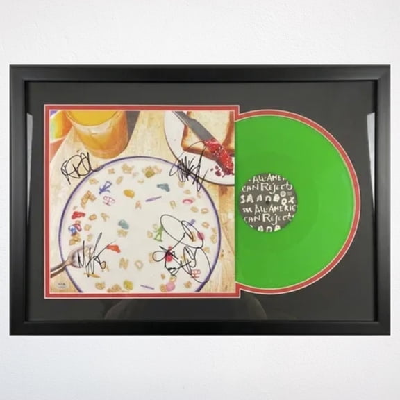 All American Rejects Signed Custom Framed Vinyl PSA