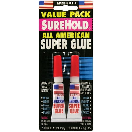 All American Super Glue-3 Grams Each 2/Pkg