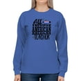 thumbnail image 1 of All American Teacher Sweatshirt Women -Image by Shutterstock, Female XX-Large, 1 of 4