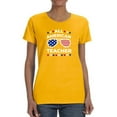 thumbnail image 1 of All American Teacher. T-Shirt Women -Image by Shutterstock, Female Medium, 1 of 4