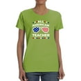 thumbnail image 1 of All American Teacher. T-Shirt Women -Image by Shutterstock, Female Medium, 1 of 4