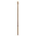 thumbnail image 1 of All American U.S.A Banner 5' Foot Hard Wood Flag Pole Set With Wood Ball Top, 1 of 6