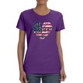 thumbnail image 1 of All American Wife Heart T-Shirt Women -Image by Shutterstock, Female 3X-Large, 1 of 4