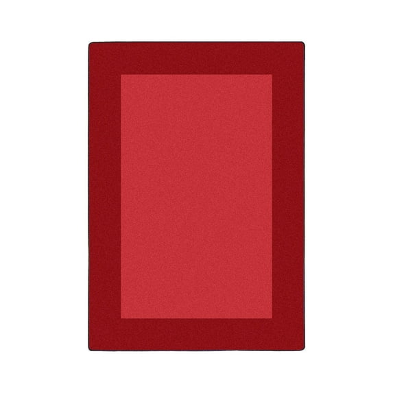 All Around 10'9" x 13'2" Area Rug In Color Red