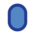 thumbnail image 1 of All Around 10'9" x 13'2" Oval Area Rug In Color Blue, 1 of 2