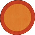thumbnail image 1 of Joy Carpets Kid Essentials All Around 13'2" Round Area Rug in Color Orange, 1 of 2