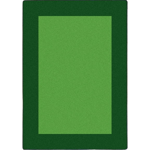 All Around 5'4" x 7'8" area rug in color Green