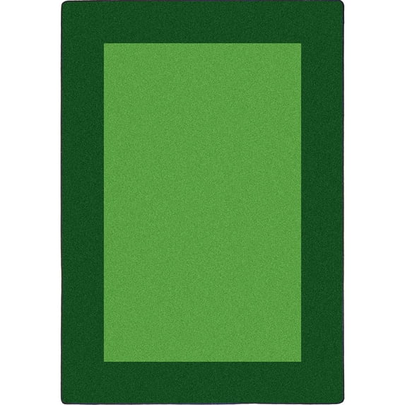 All Around 5'4" x 7'8" area rug in color Green
