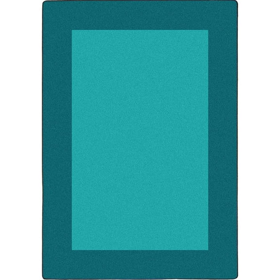 All Around 5'4" x 7'8" area rug in color Teal