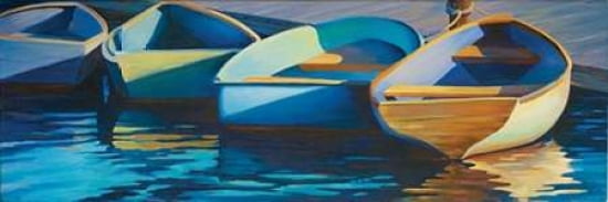 All Ashore Canvas Art - Kathleen Denis (12 x 36)