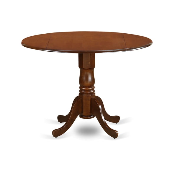 All Asian Solid Wood Dinette Table | Durable & Long-lasting | No MDF or Softwood Veneer | Espresso Finish | 29" Drop Leaves