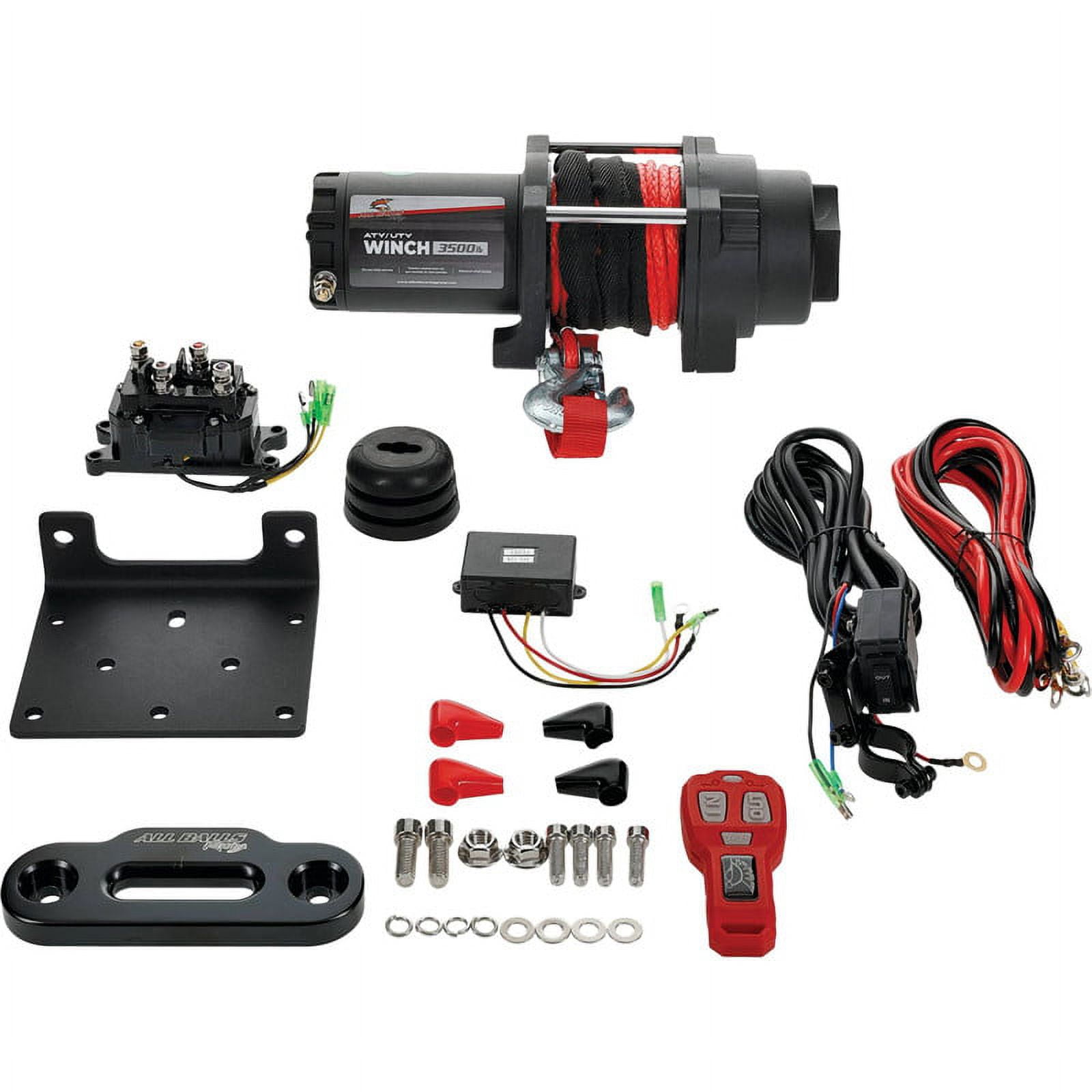 All Balls 3500 lb Synthetic Rope Winch [431-01024]