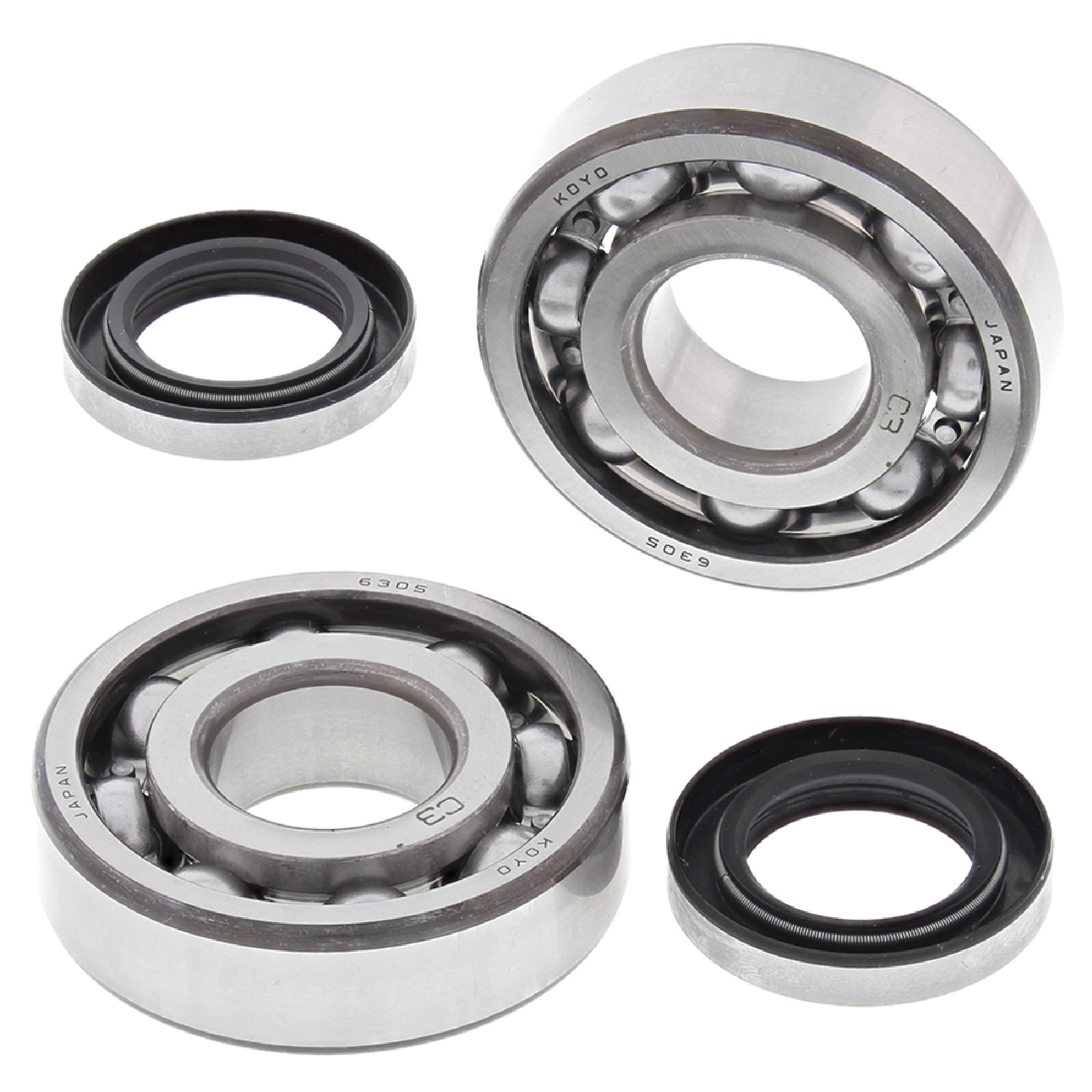 All Balls Racing Crank Bearing and Seal Kit For Kawasaki KDX 200 83-90