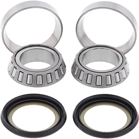 All Balls Racing Steering Bearing Kit 22-1002 for Honda Motorcycle Models, Precision Machined