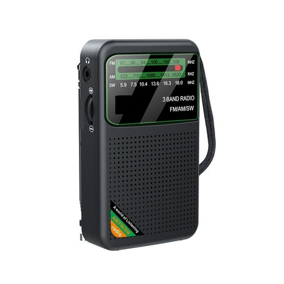 All-Band Multi-Function Radio with Auto Tuning, Full-Spectrum Channels, and Digital Display for Enhanced Listening Experience, for Home, Travel, and Emerncy Use